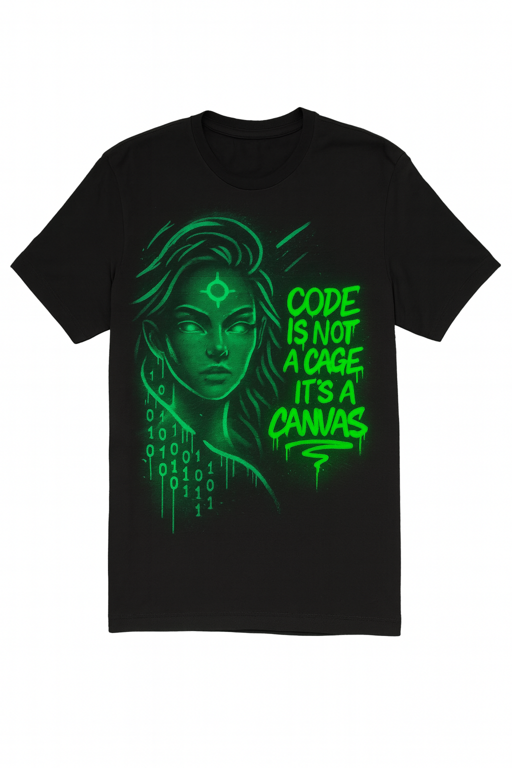 Code is not a cage, it's a canvas - Tee
