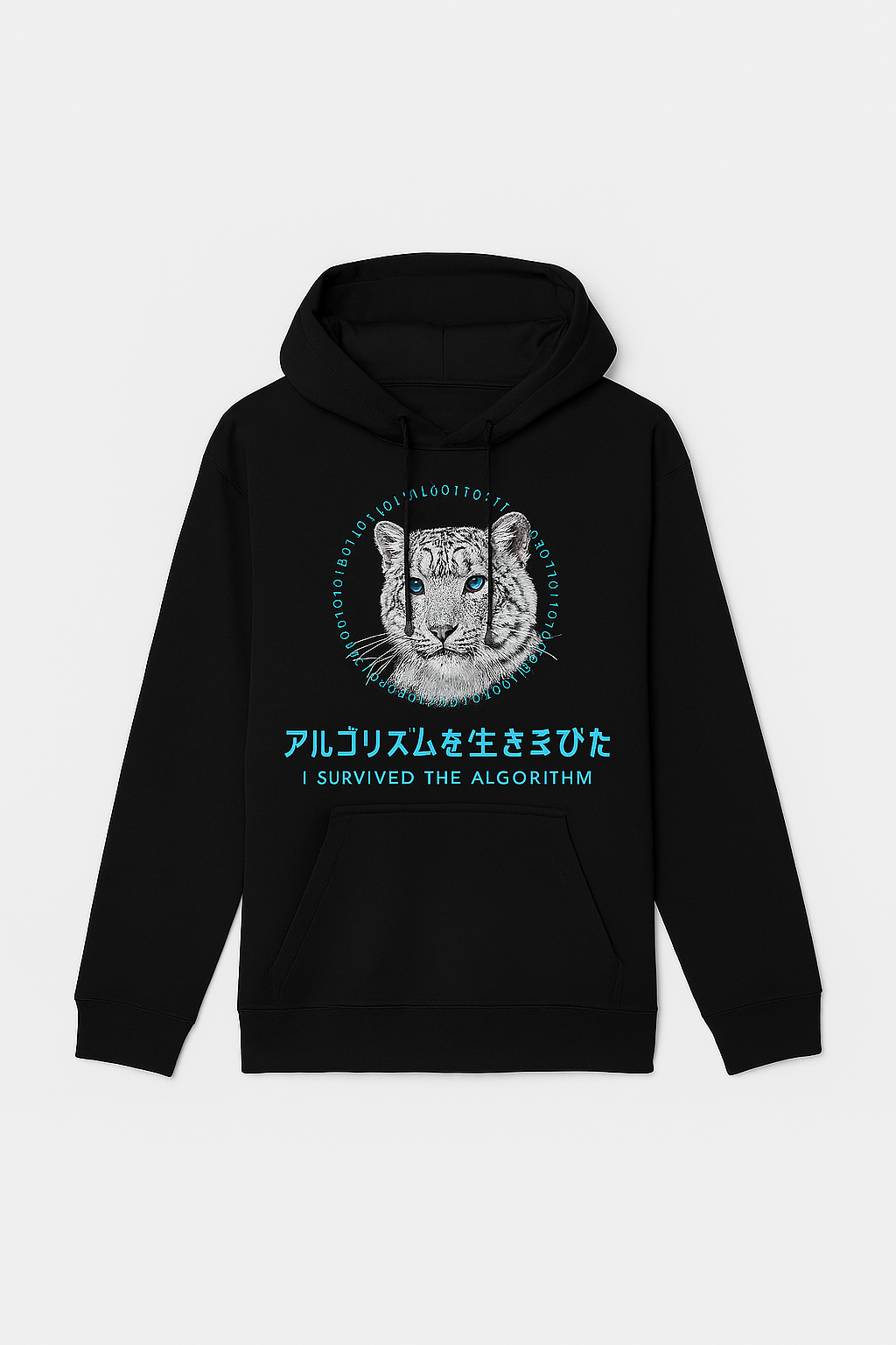 Snow Leopard Hoodie -アルゴリズムを生き延びた”
